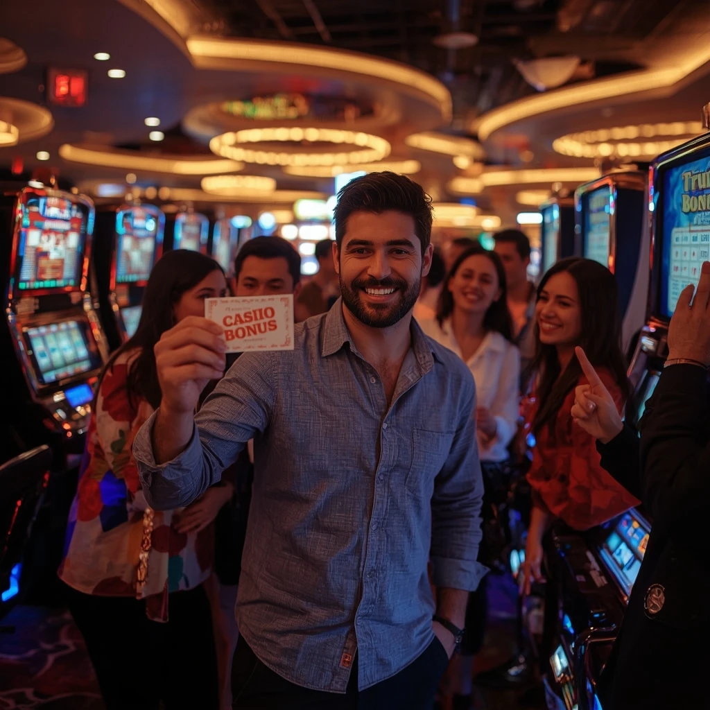 une personne tenant un bonus INCOGNITO CASINO