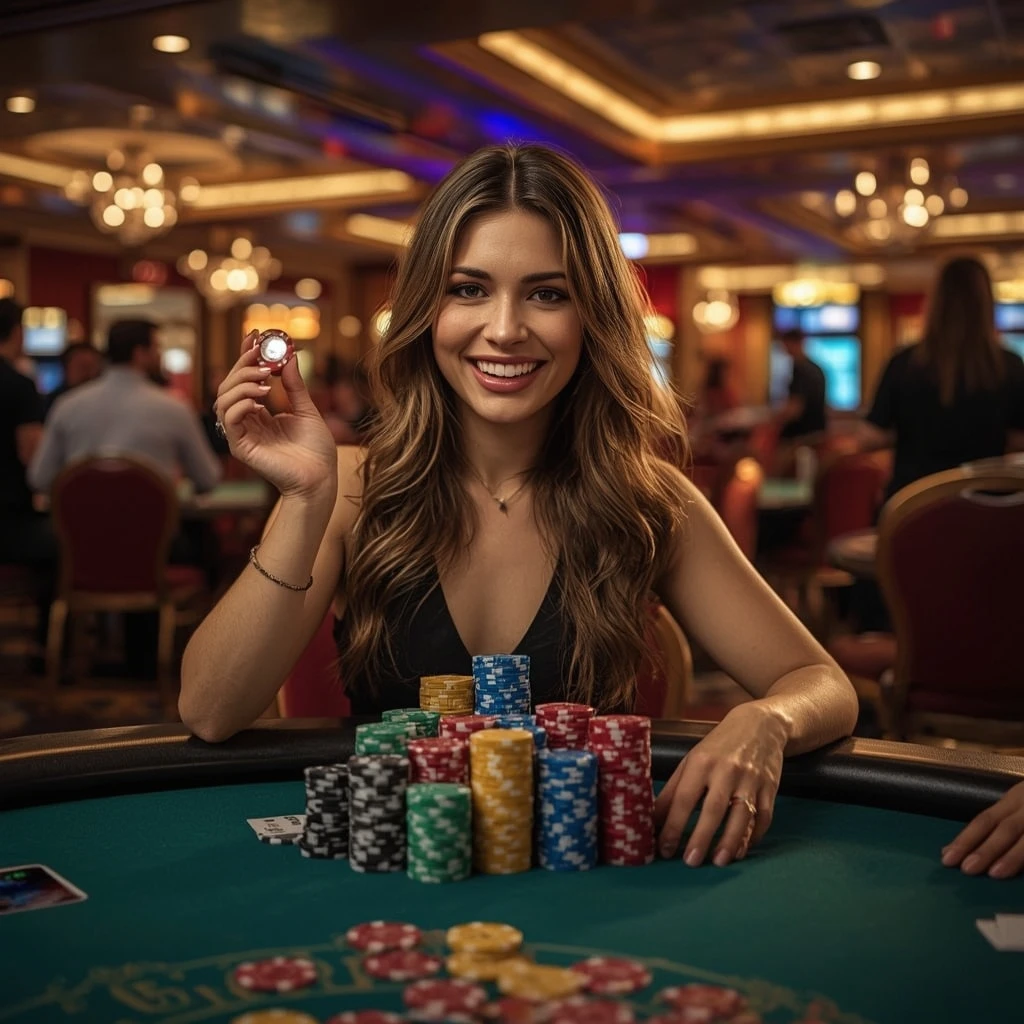 bonus dans les mains de l'homme au casino Incognito Casino